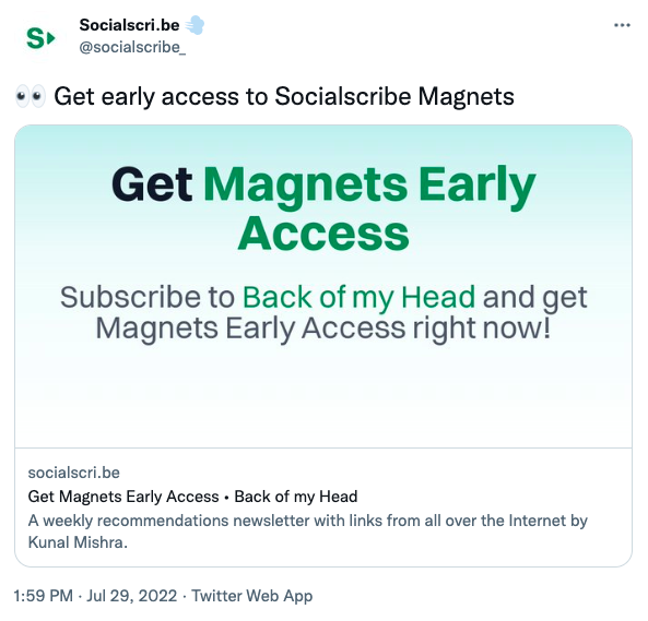 magnets twitter link card screenshot